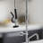 Commercial-Grade Brass Wall-Mounted Sink Faucet With Rotating Spout And Pre-Rinse Nozzle; Suitable For Single, Double, And Triple Sink Kitchens.