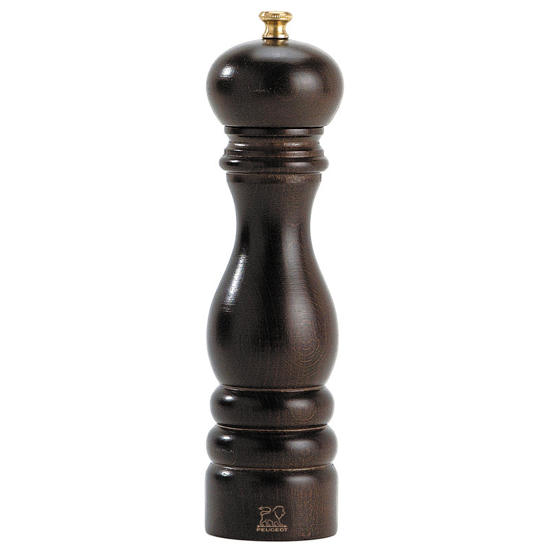 Brand Paris Wood Pepper Mill, 18cm H, Chocolate