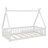 Tent Shaped Floor Bed With Guardrails And Slats-374839915