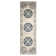 Livia Distressed Bohemian Medallion NonSlip Indoor Runner or Area Rug