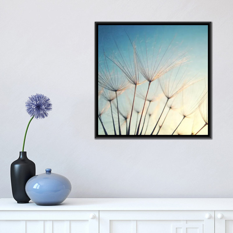 « make a voeu », reproduction de photo sur toile, Toile avec cadre noir, Pas de tapis, H 18 po x l 18 po x P 1,5 po