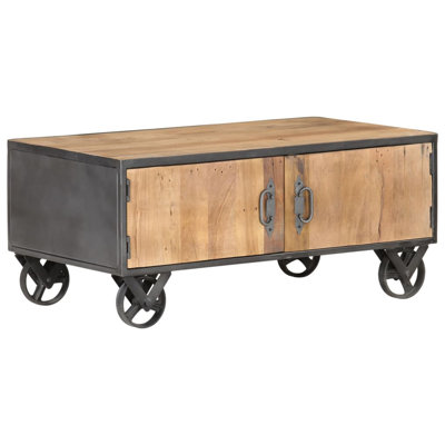 Dea Wheel Coffee Table with Storage