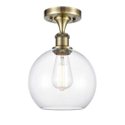 Plafonnier semi-encastré 1 lumière 8 po Cindi