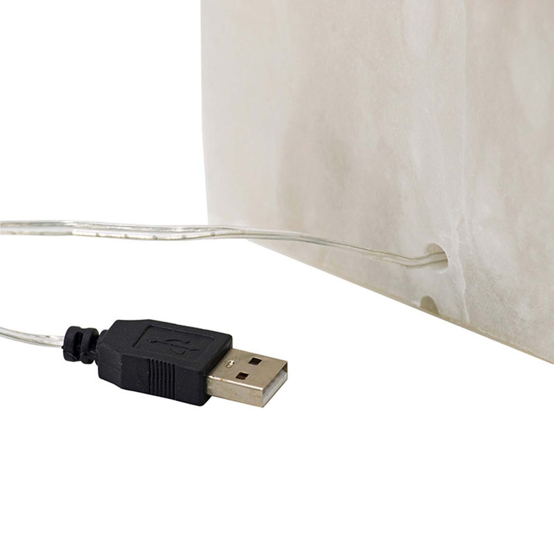 Lampe de table en marbre 13 po