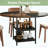 Rustic Kitchen Table,Wood Round Dining Table,Coffee Table