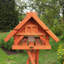 Wood Freestanding Decorative Bird Feeder