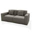 Ensemble de 2 fauteuils de jardin modernes Phu, configuration avec accoudoirs gauche et droit, tissu résistant aux intempéries et aux UV, aucun assemblage requis-726463059
