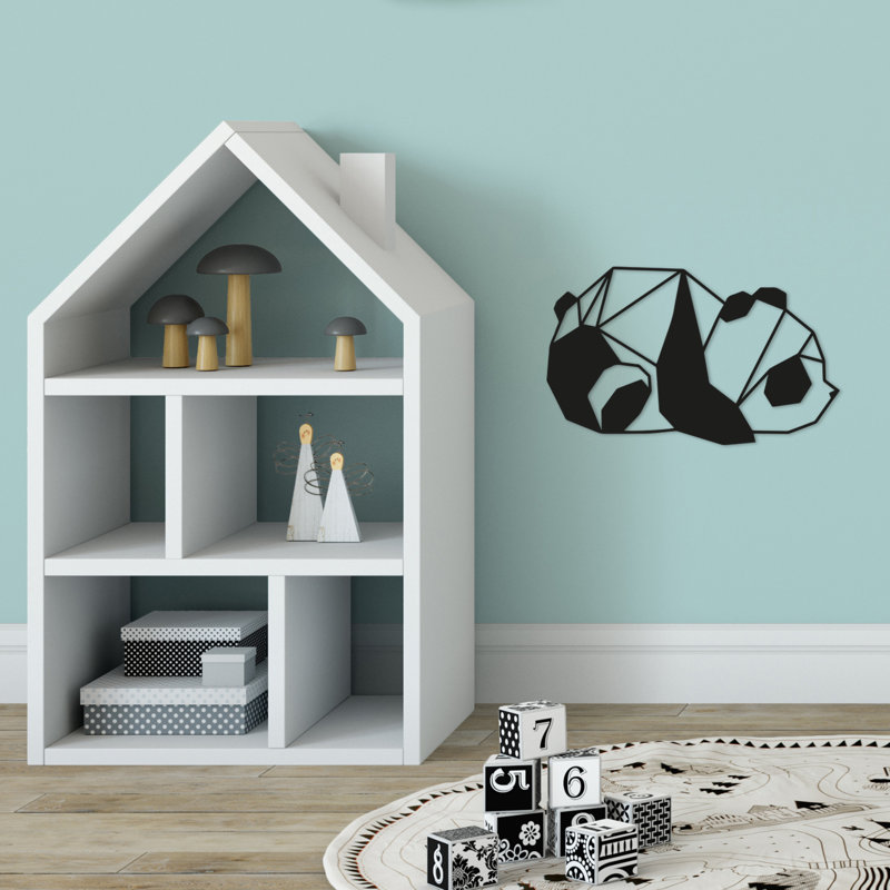 Decorative Metal Wall Accessory, Black, 20.5 x 12.2 inches | 100% Metal, Thickness: 0.06 inches | Easy Wall Hanging Design | Perfect for Home Decor & Office Spaces, Adds Modern Elegance to Any Room