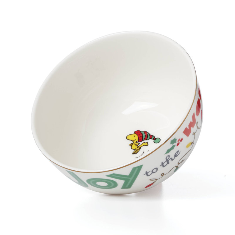 Snoopy Christmas All-Purpose Bowls, Set Of 4