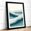Rippling Waters Minimalist - Framed Print-1785593547-1785593559