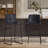 Scher Faux Leather Upholstered Counter & Bar Stools with Sled Legs (Set of 2)-1630566308-1630566309