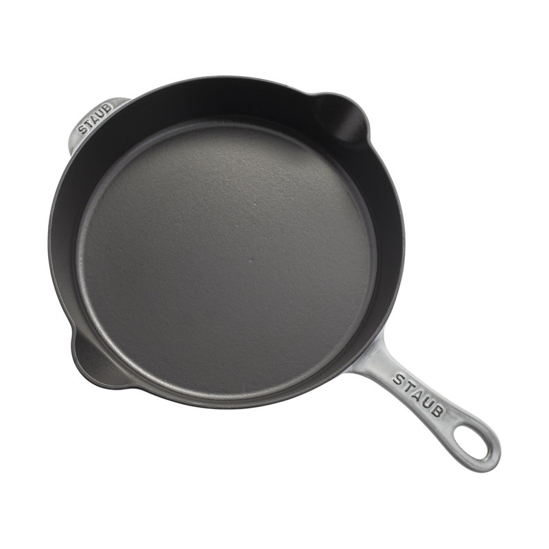 Pans Cast Iron Traditional Deep Frypan, 8.5", Graphite Gray
