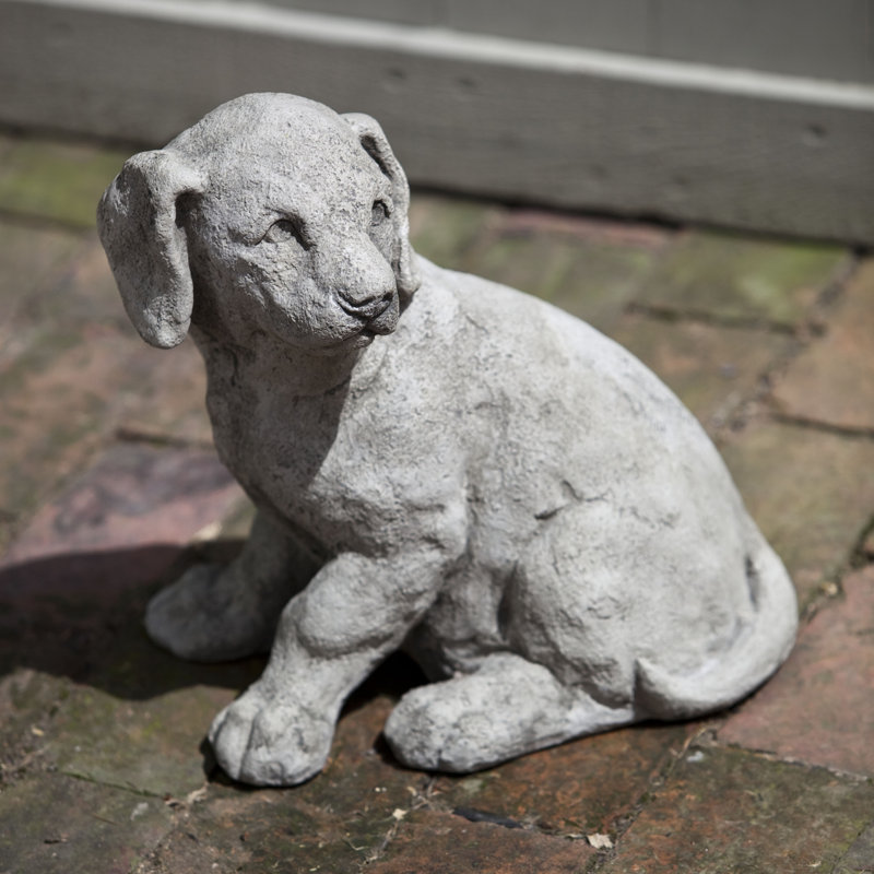 Lab Pup Statue, Graystone