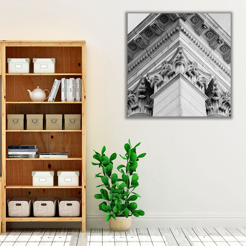 «Architectural Design IV», reproduction d'art sur toile, H 12 po x l 12 po