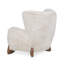 Riya Upholstered Fabric Plush Accent Chair