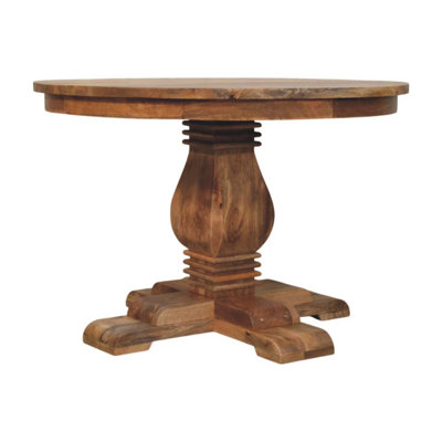Round Solid Wood Dining Table
