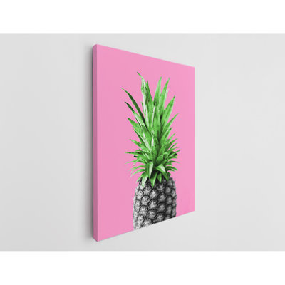Painting of a Pineapple Canvas Art Print