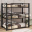 Lit superposé simple au-dessus d'un lit simple Lowell par Mason & Marbles-268271691
