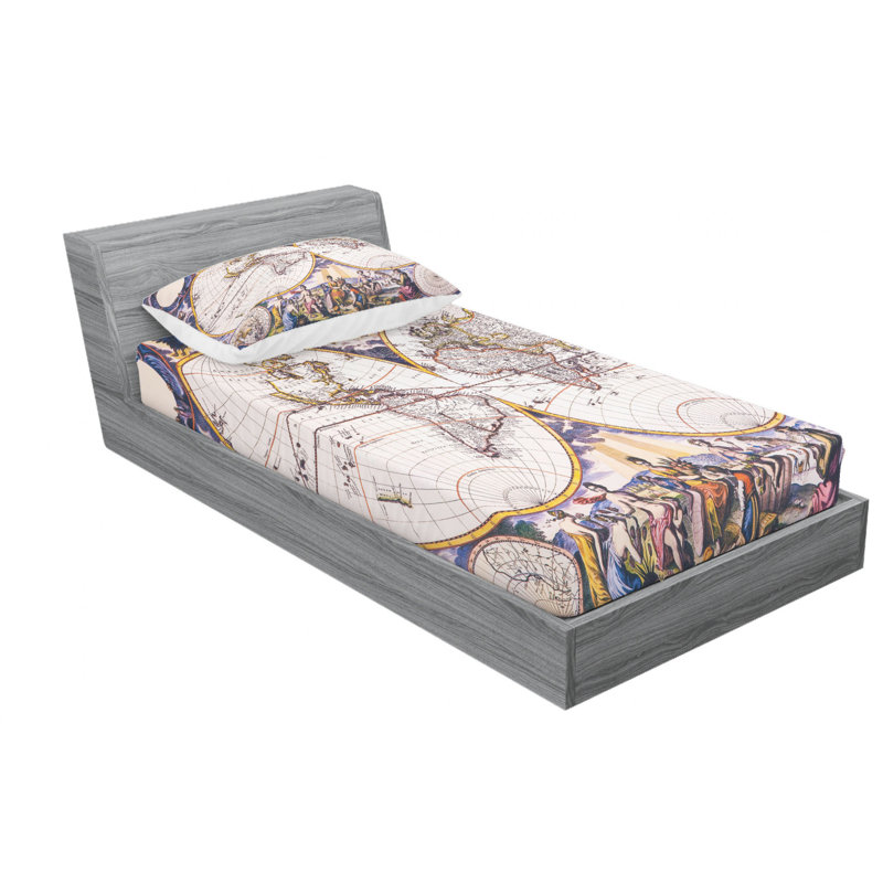Microfiber Sheet Set, Twin XL Sheet Set with Fitted Sheet