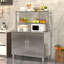 Stainless Steel Top Height-Adjustable Work Table