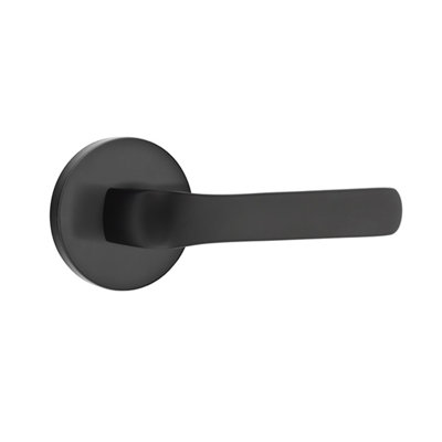 Spencer Flat Privacy (Bed & Bath) Door Lever with Round Rosette
