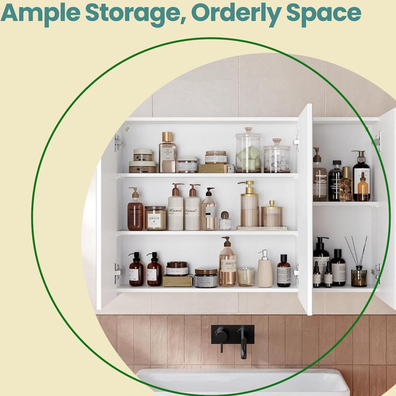 W H Medicine Cabinet Mirror