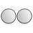 Gexian 12" Round Corner Convex Mirror (set of 2)