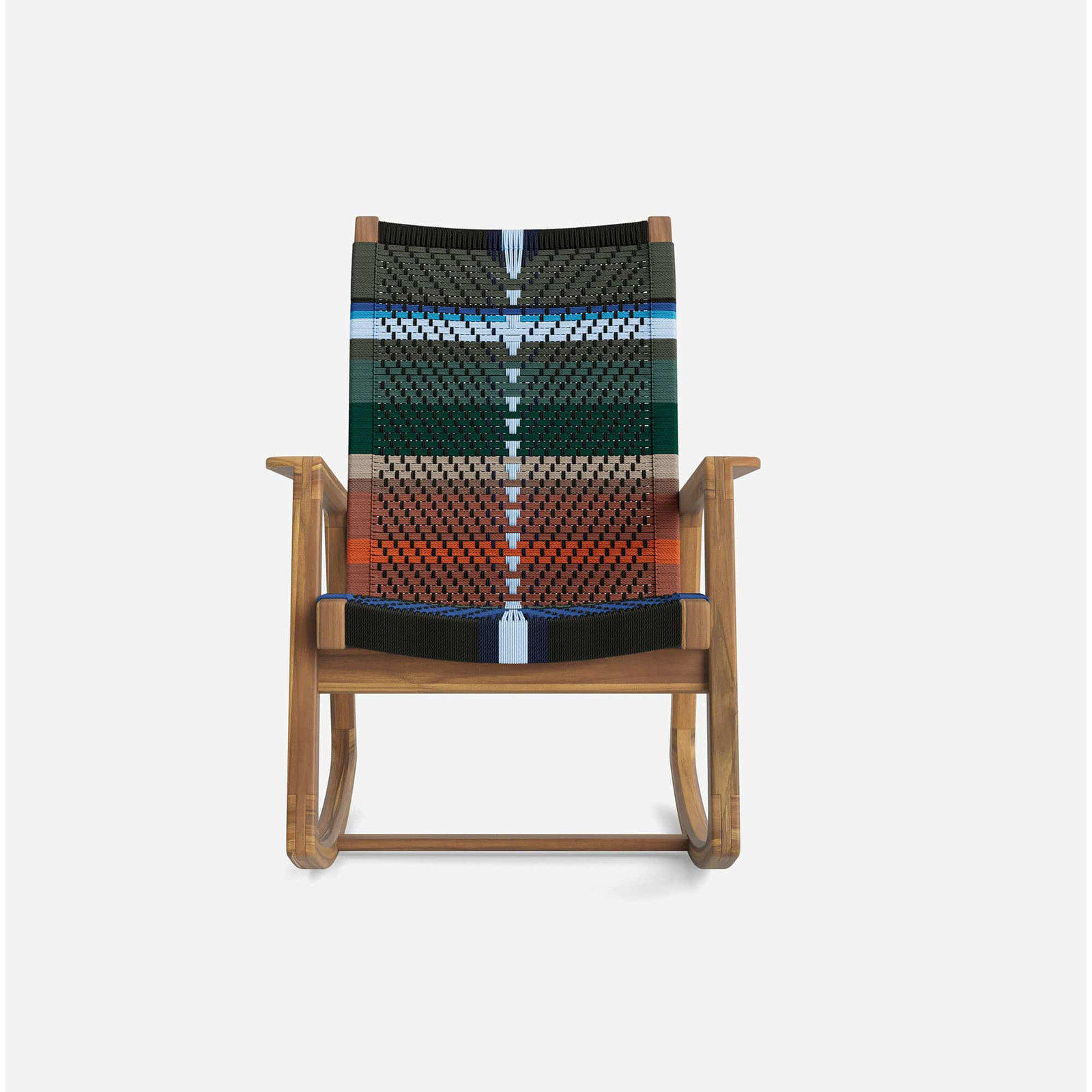 Amador Rocking Chair, Natural, Mot Mot Pattern