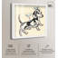 Décoration murale mignonne Martini Pup II par Art Remedy-115125380-115125386