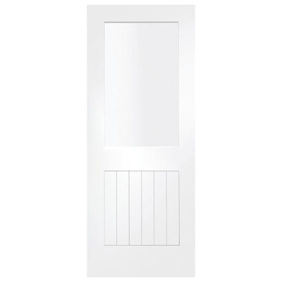 Internal Glazed White Primed Suffolk 1L