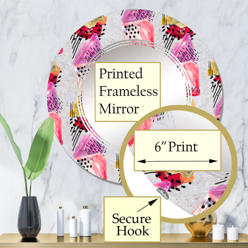 Miroir de salle de bain sans cadre, 32 po x 32 po