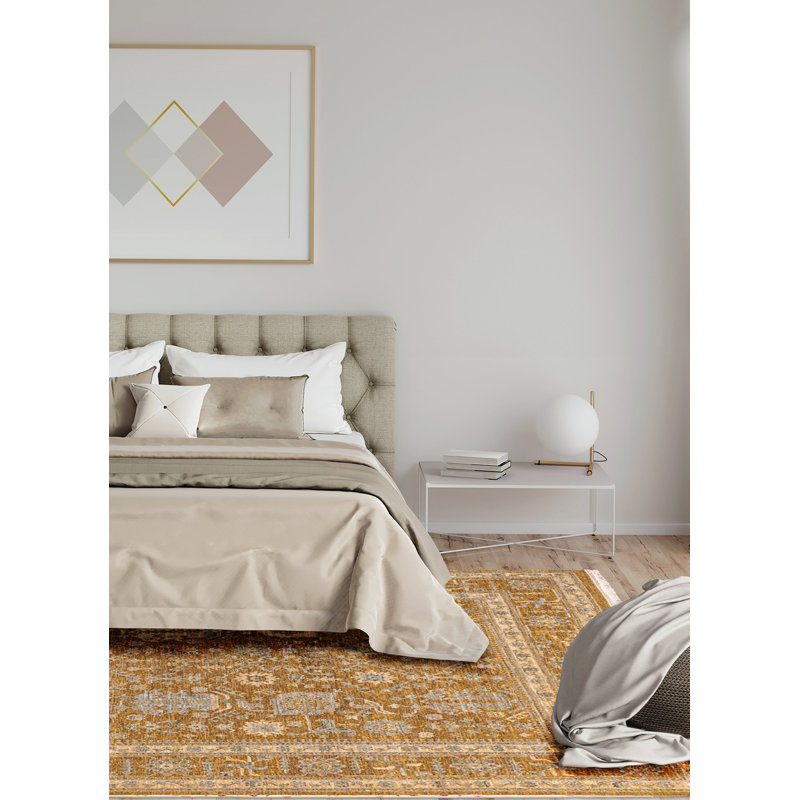 Tapis brun Jamshidpour 9 pi 0 po x 12 pi 0 po