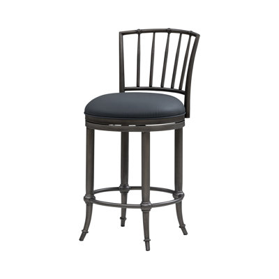 Tabouret de bar pivotant à hauteur de comptoir Vince