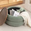 Repose-pieds rembourré avec rangement-449214245