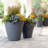 Ridge Circular Positive Upcycled Plastic Planter for Indoor/Outdoor-111113742-111113743