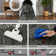 Machine Washable Non-Slip Rugs for Living Room Border Floral Vintage Distress Print Carpet Indoor Non-Shedding Rugs for Living Room Dining Room