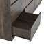 Commode 9 tiroirs pour salon Mid-Century