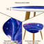 Ensemble de 2 tables basses gigognes Triangle