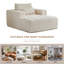 Chaise longue rembourrée Latitude Run d'intérieur, aucun assemblage requis-416692346
