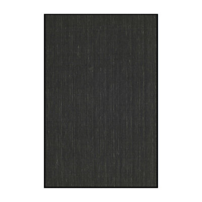 Tapis contemporain noir