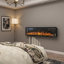 Ressington Recessed Wall-mounted Freestanding Electric Fireplace-1201145328