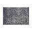 Damask Area Rug in Blue