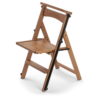 Bella 4 - Step Wood Folding Small Step Ladder