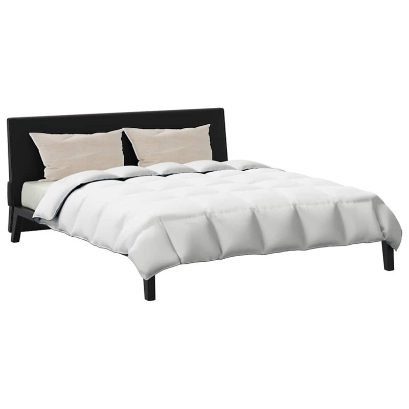 Winter Duvet Set 3 Pcs White 78.7 x 94.5 In Microfiber, Cotton, 260 x 220 cm