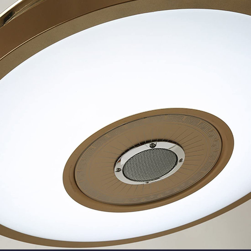 Dinari 42'' Bluetooth Ceiling Fan with Dimmable LED Lights and Music Player