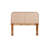 Lombok Birdseye Cane and Solid Teak Wood Panel Headboard-146398145