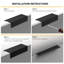 Lot de 15 poignées de tiroir noires de 7,6 cm (3 po) à bord effilé, fini mat, pour la cuisine, la chambre à coucher et les commodes.-138231231-138231229