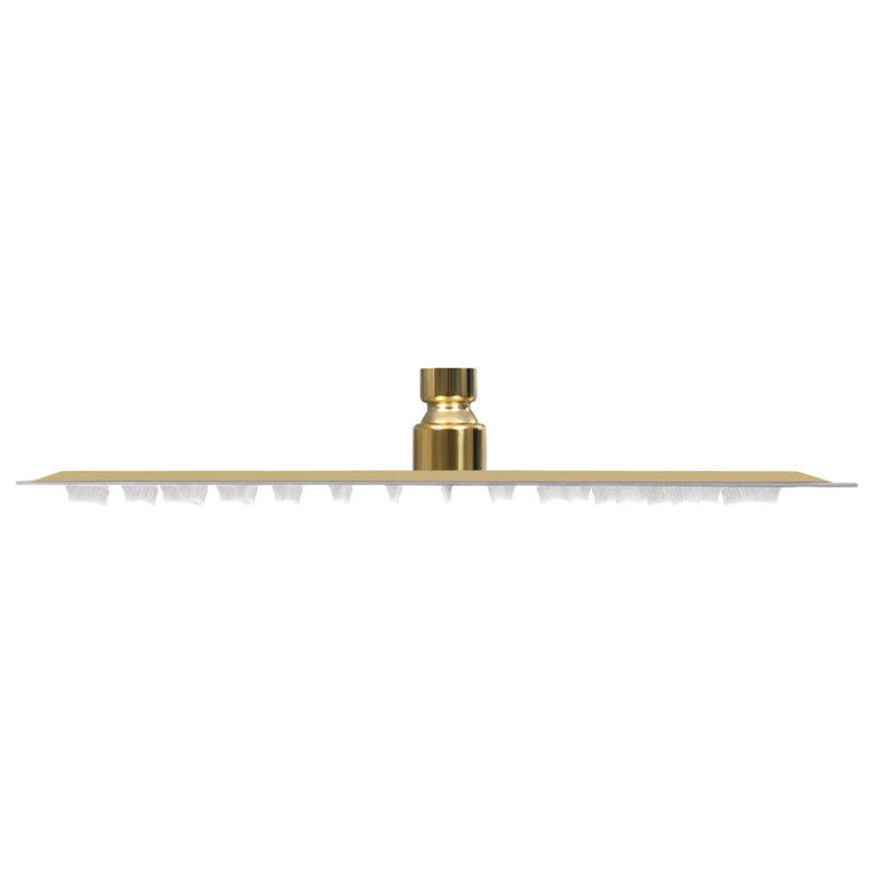 Brightmoor Rain Fixed Shower Head, Gold