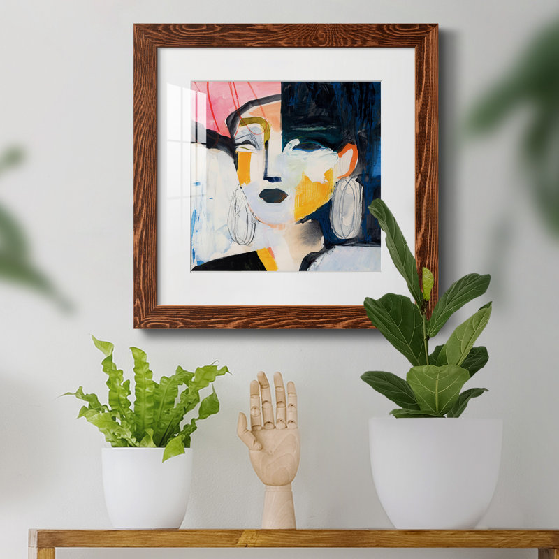 Sorella II - reproduction encadrée de qualité supérieure - prête à être accrochée, H 31,5 po x l 31,5 po x P 1 po