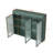 3 Door Arched Wall Mounted Glass Cabinets For Kitchen-1035423708